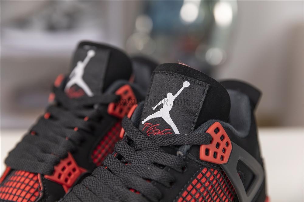 PK God Air Jordan 4 “Red Thunder”retail materials ready to ship