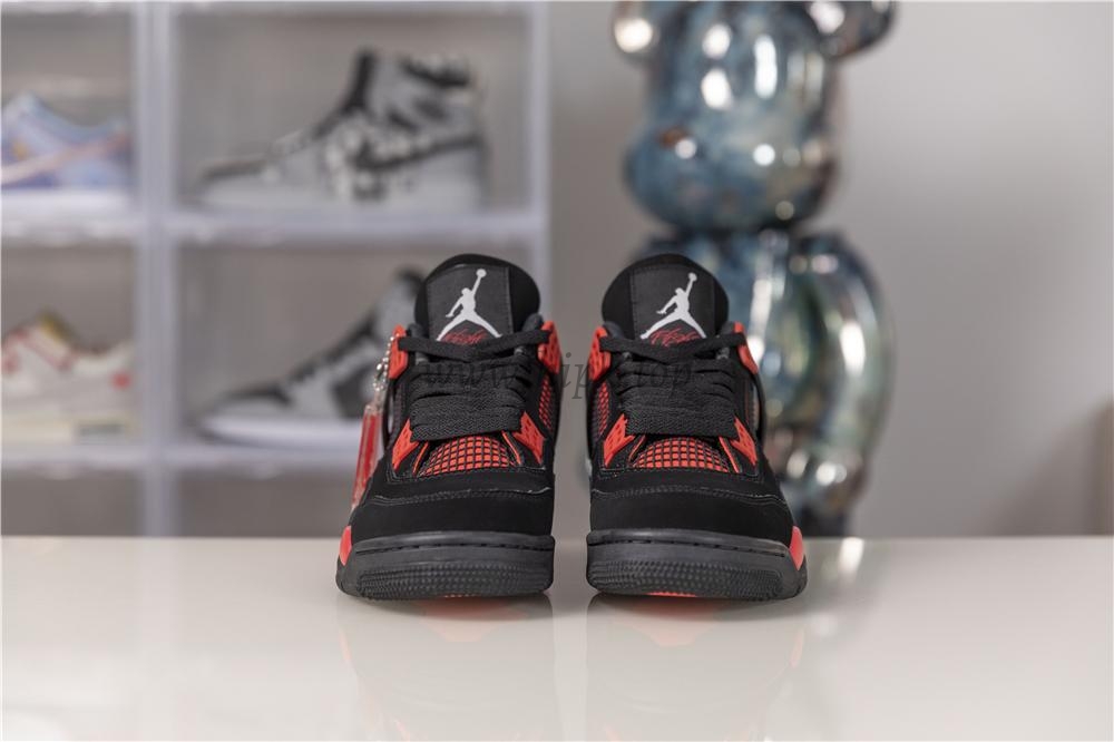 PK God Air Jordan 4 “Red Thunder”retail materials ready to ship