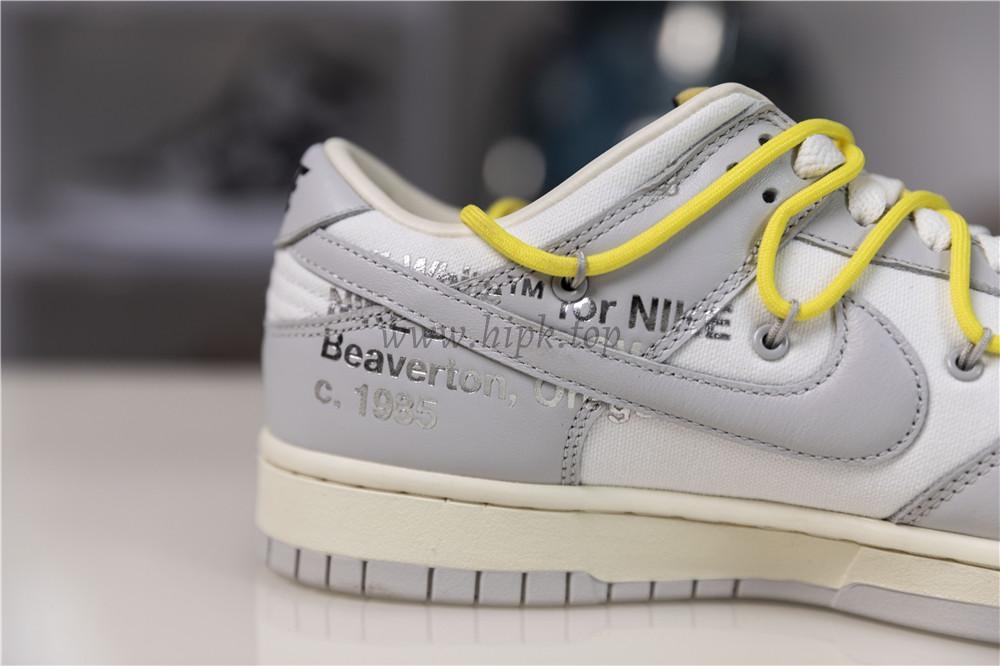 Pk God off white X dunk low the 50 NO.27 retail materials ready to ship