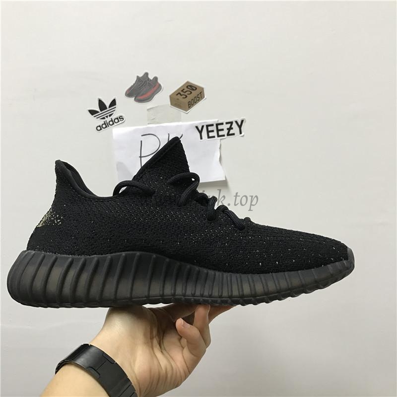 Ad*s factory materails yeezy 350 v2 black greenby9611 pk exclusive limited（shipped based on euro size)