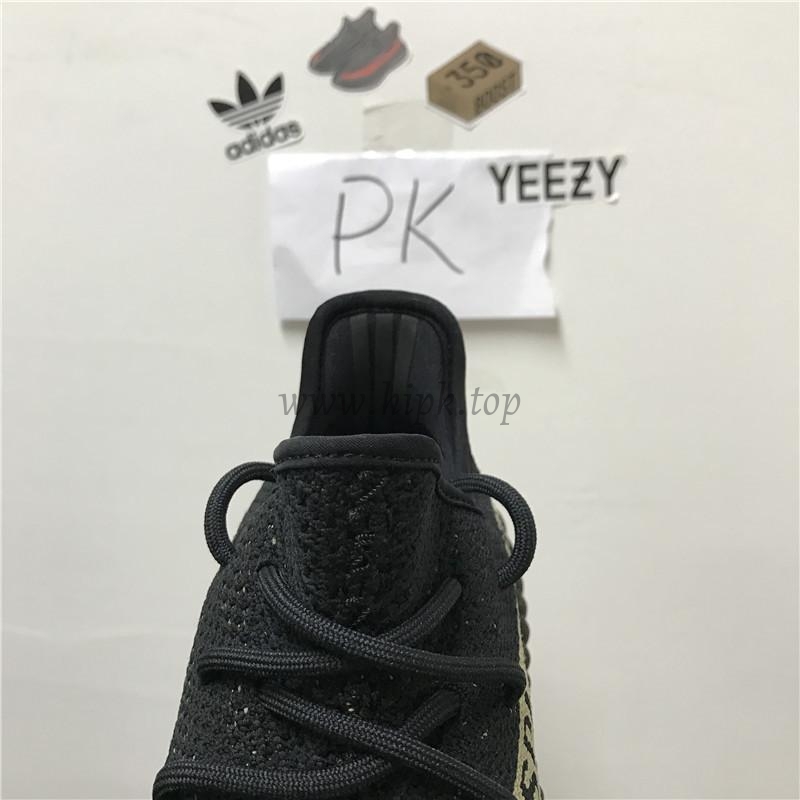 Ad*s factory materails yeezy 350 v2 black greenby9611 pk exclusive limited（shipped based on euro size)