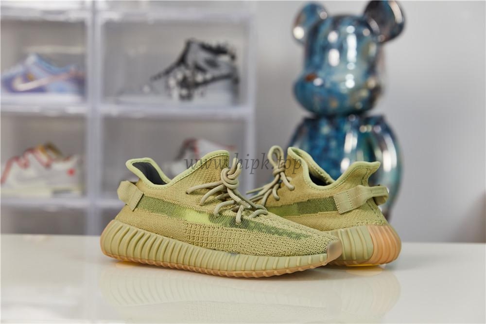 exclusive pk god yeezy 350 v2 sulfur with real premeknit from huayiyi which offer primeknit to Ad*s directly ready to ship