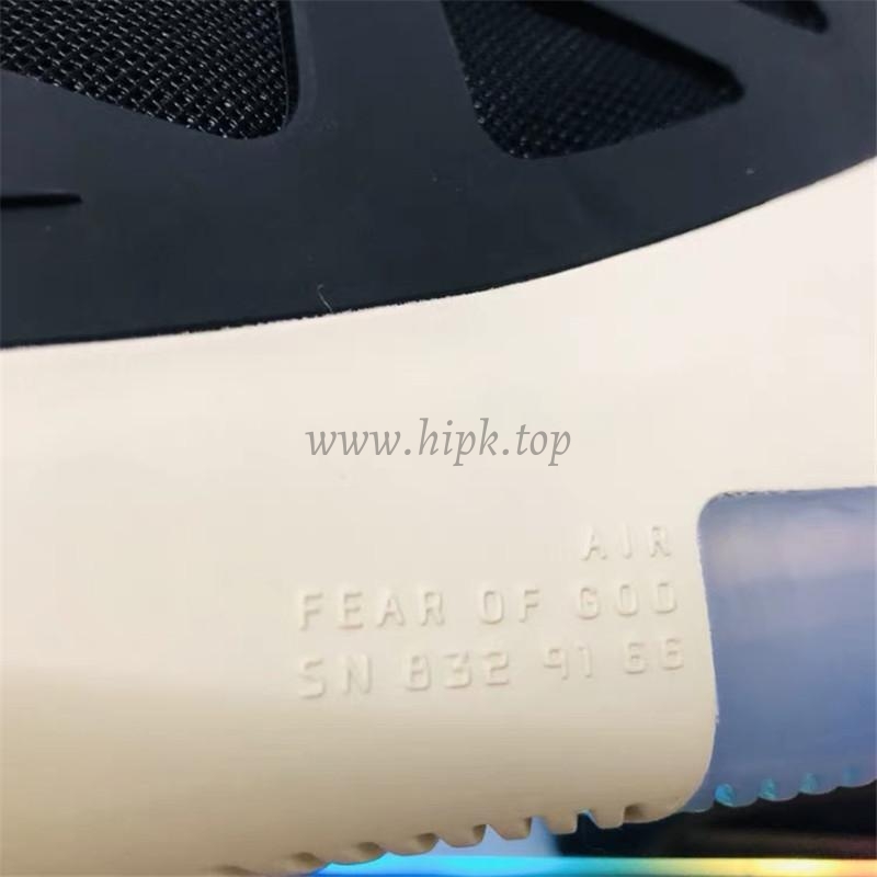 EXCLUSIVE RETAIL PK GOD NIKE AIR FEAR OF GOD 1 LIGHT BLACK/BLACK AAR4237-001READY TO SHIP