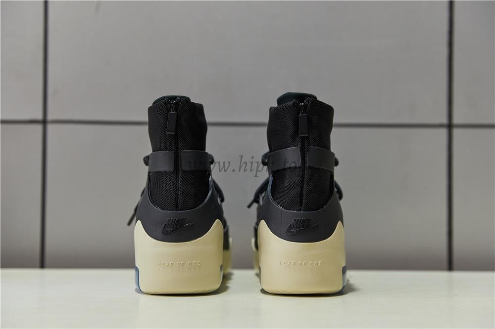 EXCLUSIVE RETAIL PK GOD NIKE AIR FEAR OF GOD 1 LIGHT BLACK/BLACK AAR4237-001READY TO SHIP