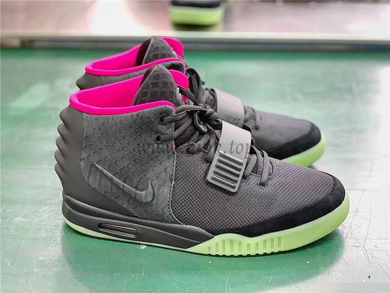 God Air Yeezy 2 Solar RedReal materials Limited pairs