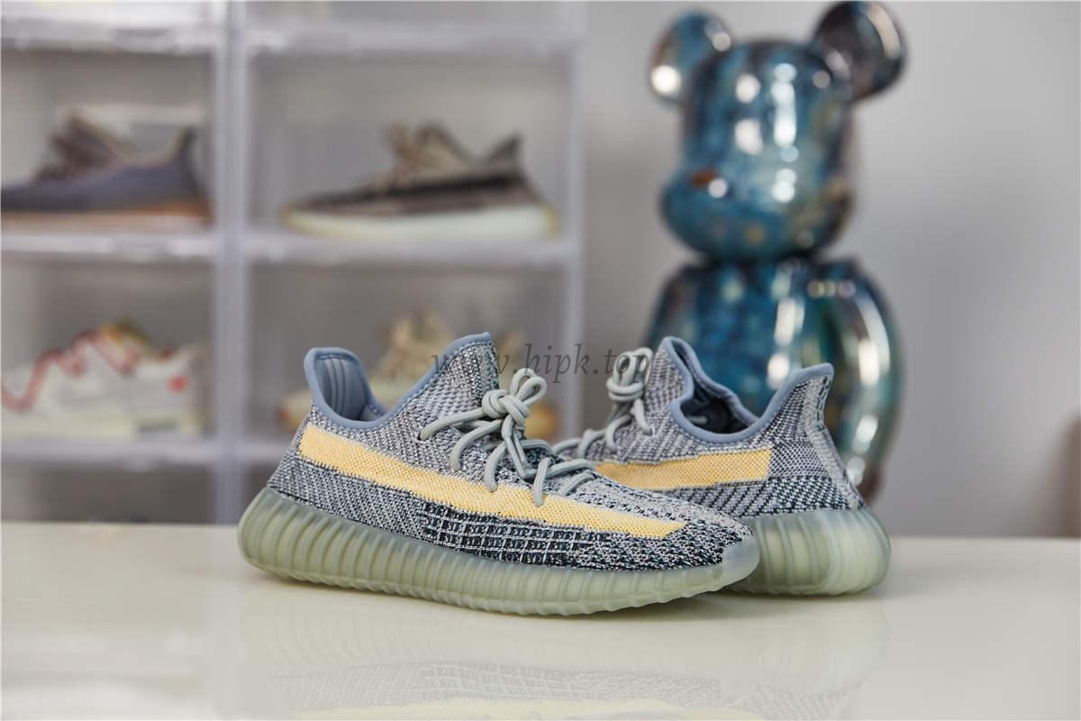 pk god Ad*s yeezy boost 350 v2 ash blue retail materials ready to ship