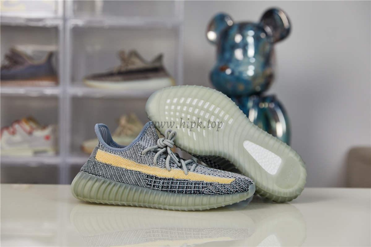 pk god Ad*s yeezy boost 350 v2 ash blue retail materials ready to ship