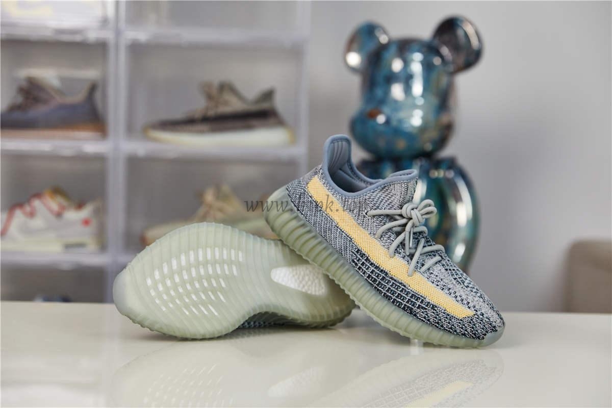 pk god Ad*s yeezy boost 350 v2 ash blue retail materials ready to ship