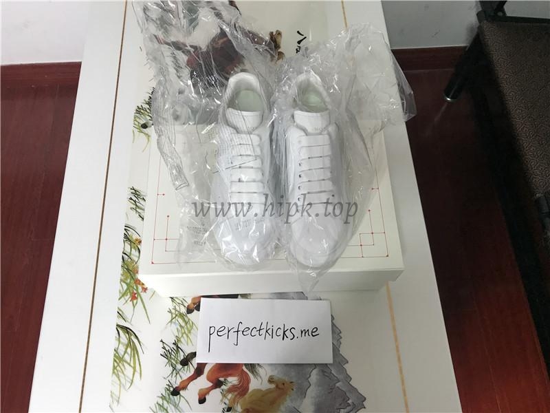 PK GOD ALXNDER MC MCQUEEN Paris white leather heel best version ready to ship