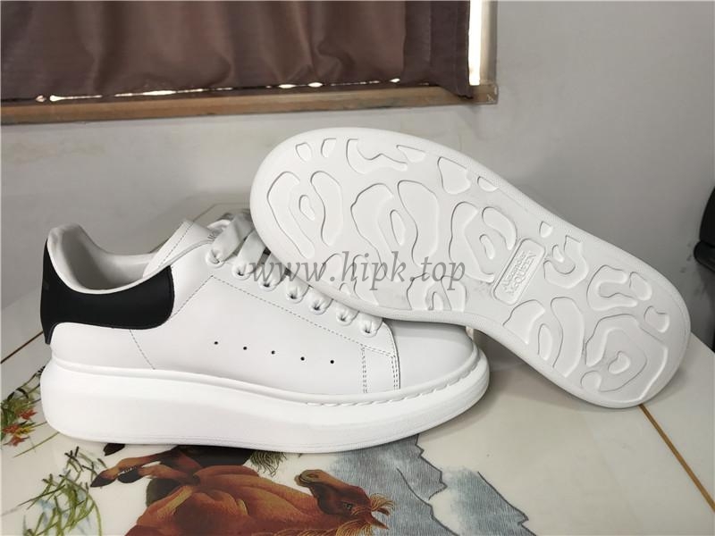 PK GOD Alxnder MC McQueen White smooth calf leather toe black leather heelbest version ready to ship