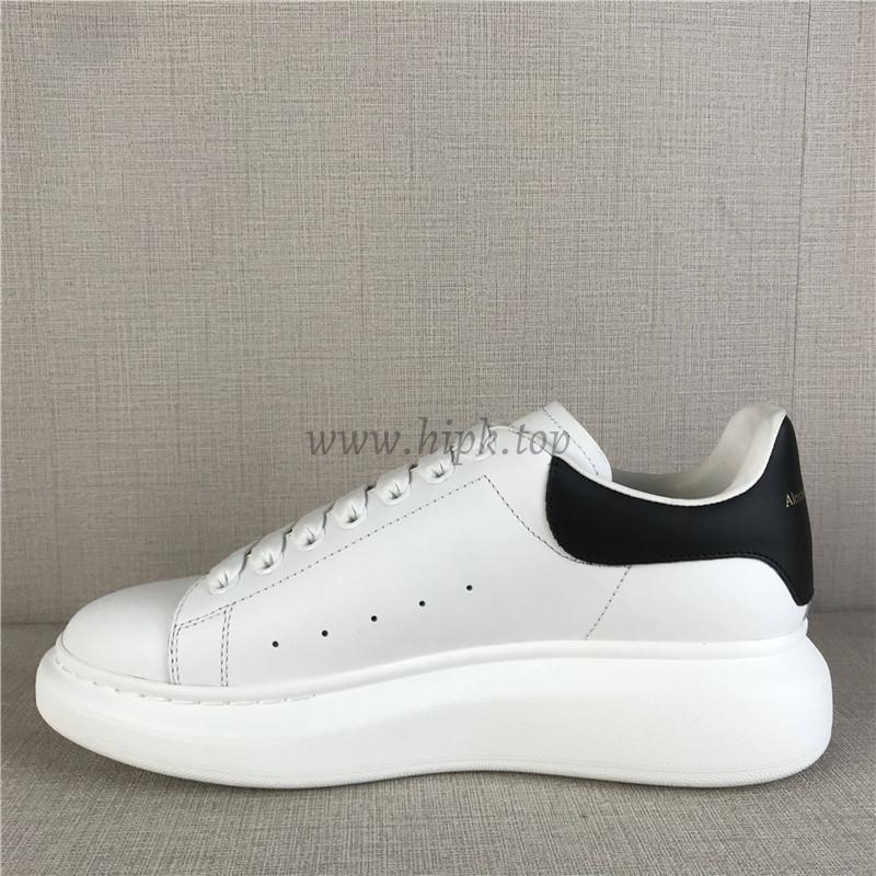 PK GOD Alxnder MC McQueen White smooth calf leather toe black leather heelbest version ready to ship