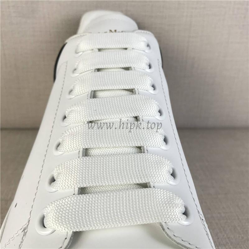 PK GOD Alxnder MC McQueen White smooth calf leather toe black leather heelbest version ready to ship