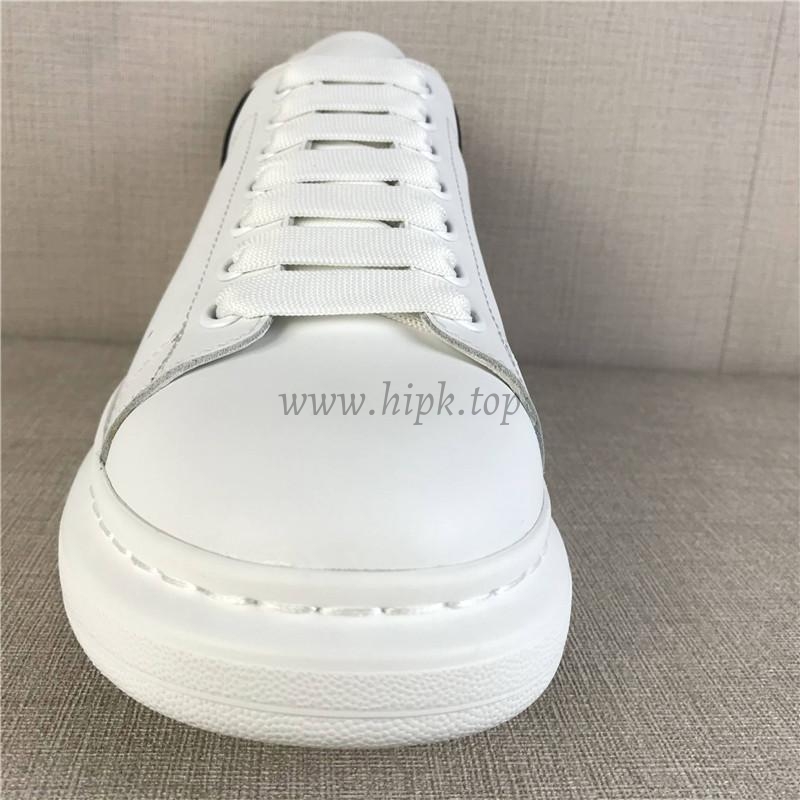 PK GOD Alxnder MC McQueen White smooth calf leather toe black leather heelbest version ready to ship