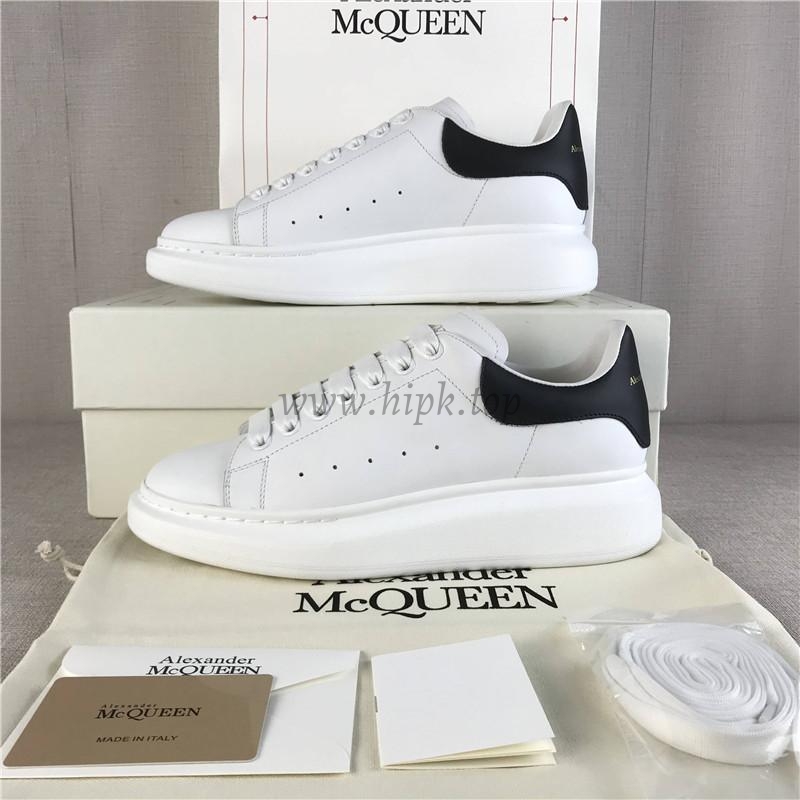 PK GOD Alxnder MC McQueen White smooth calf leather toe black leather heelbest version ready to ship