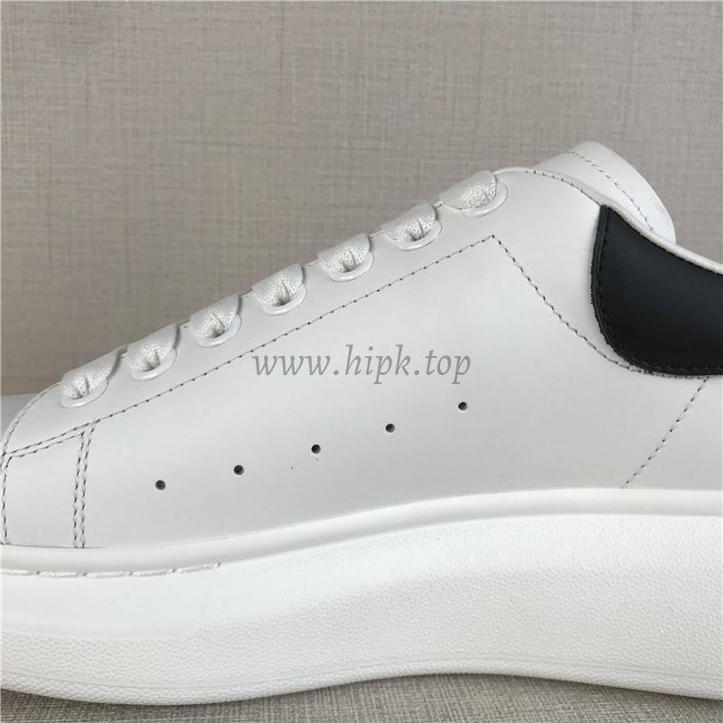 PK GOD Alxnder MC McQueen White smooth calf leather toe black leather heelbest version ready to ship