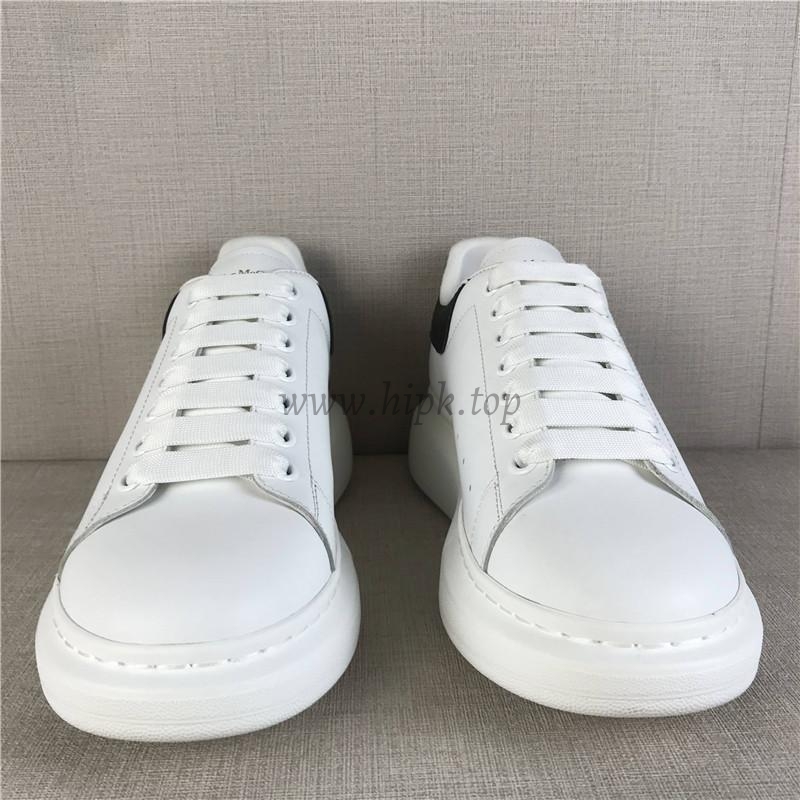 PK GOD Alxnder MC McQueen White smooth calf leather toe black leather heelbest version ready to ship