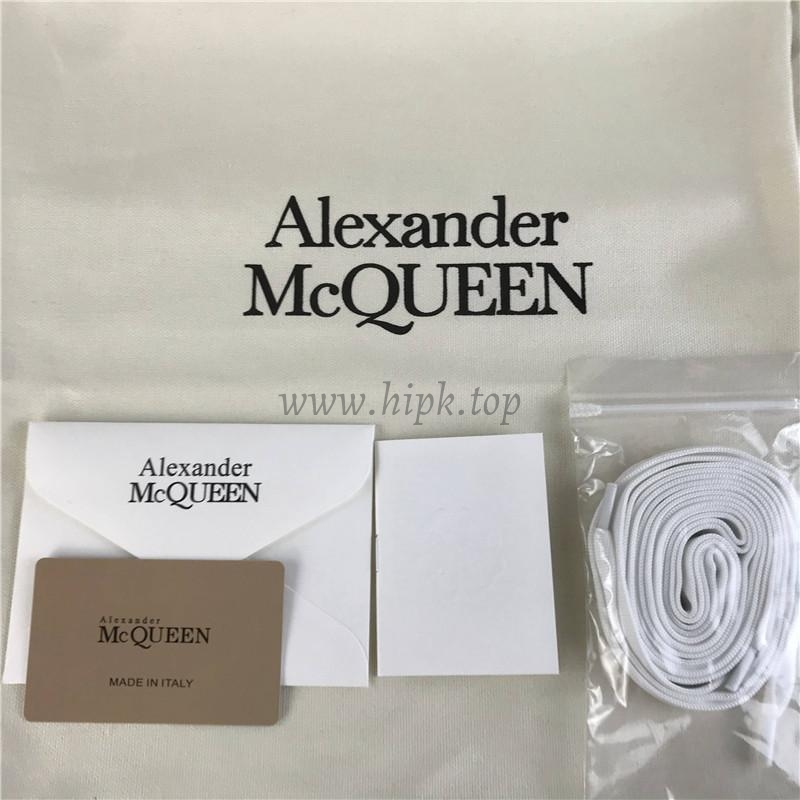 PK GOD Alxnder MC McQueen White smooth calf leather toe black leather heelbest version ready to ship