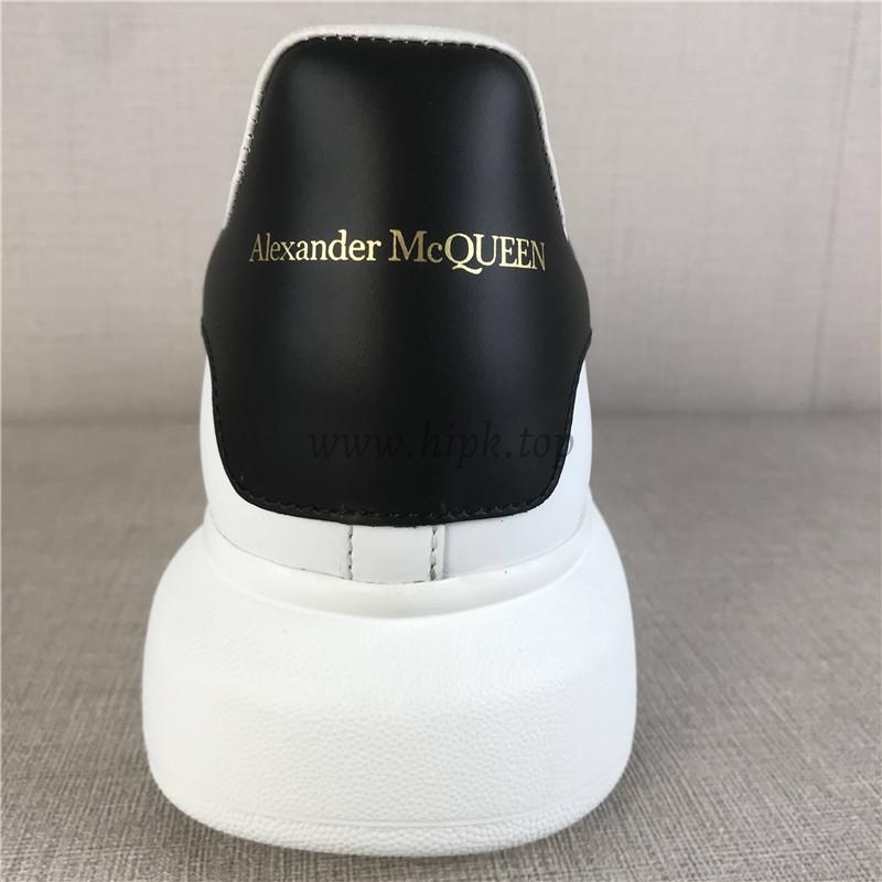 PK GOD Alxnder MC McQueen White smooth calf leather toe black leather heelbest version ready to ship