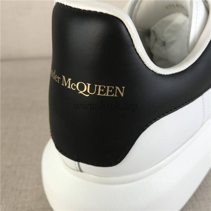 PK GOD Alxnder MC McQueen White smooth calf leather toe black leather heelbest version ready to ship