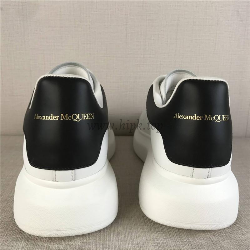 PK GOD Alxnder MC McQueen White smooth calf leather toe black leather heelbest version ready to ship