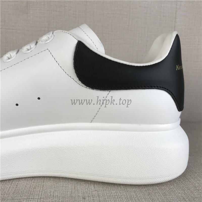 PK GOD Alxnder MC McQueen White smooth calf leather toe black leather heelbest version ready to ship