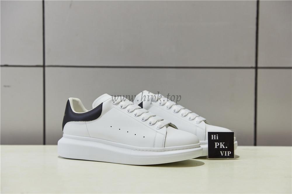 PK GOD Alxnder MC McQueen White smooth calf leather toe black leather heelbest version ready to ship