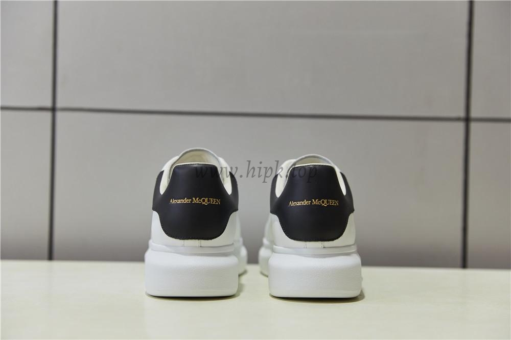 PK GOD Alxnder MC McQueen White smooth calf leather toe black leather heelbest version ready to ship