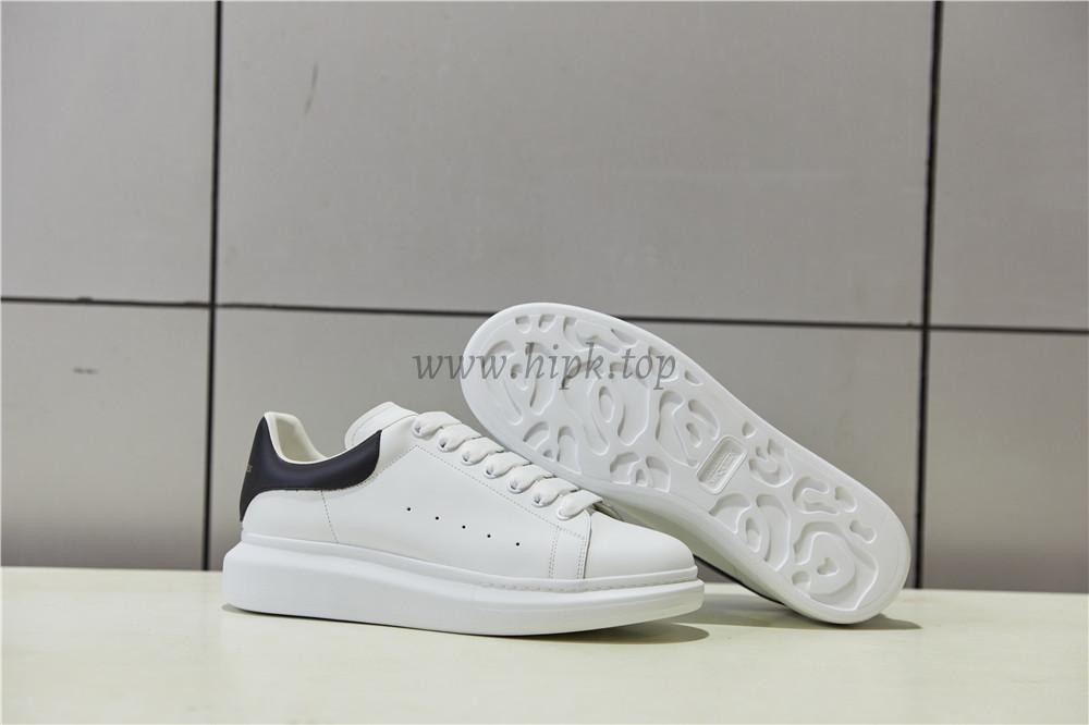 PK GOD Alxnder MC McQueen White smooth calf leather toe black leather heelbest version ready to ship