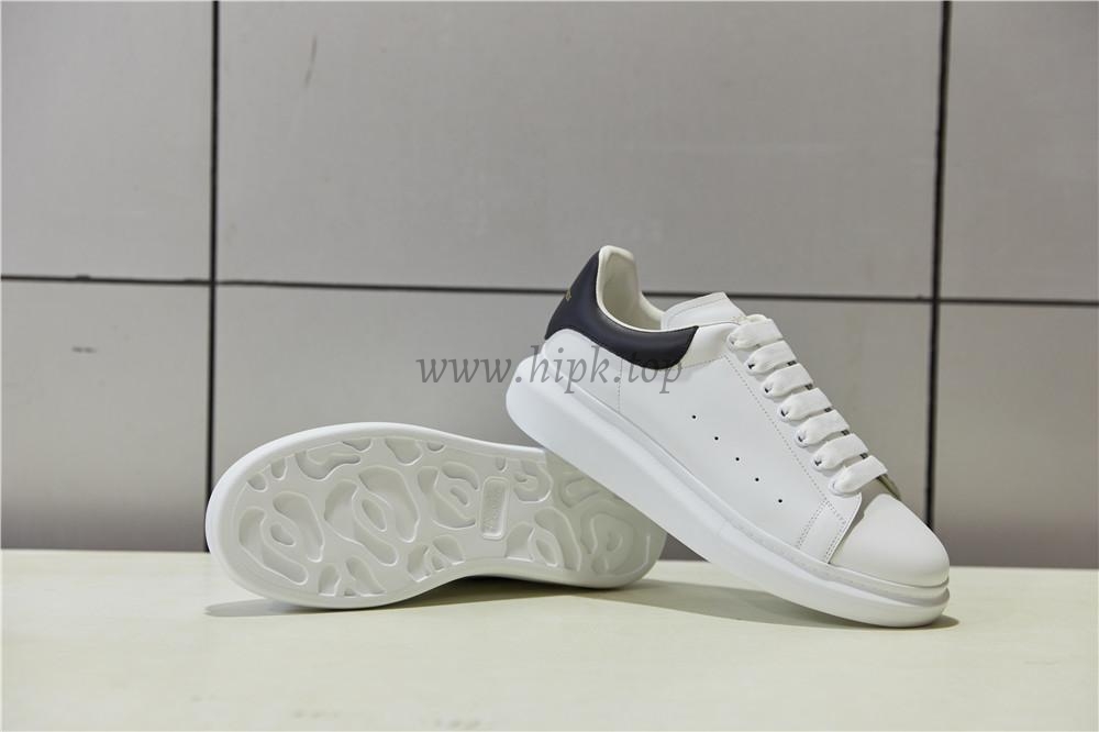 PK GOD Alxnder MC McQueen White smooth calf leather toe black leather heelbest version ready to ship