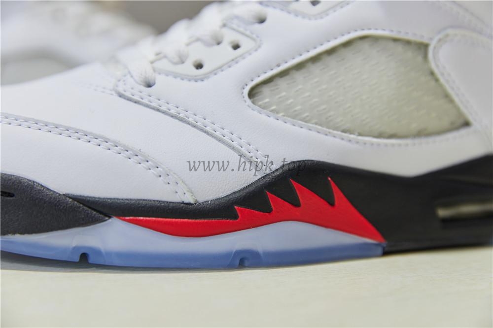 PK GOD Jordan 5 Retro Fire Red Silver Tongue 2020 Retail Materials Ready to Ship