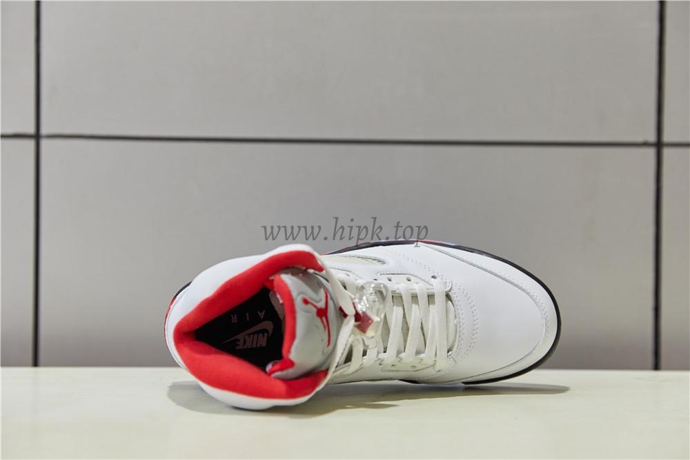 PK GOD Jordan 5 Retro Fire Red Silver Tongue 2020 Retail Materials Ready to Ship