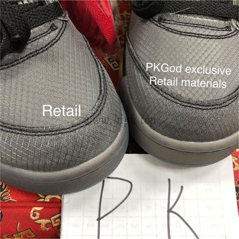 PK GOD Jordan 5 Retro Off-White Black CT8480 retail materials ready to ship