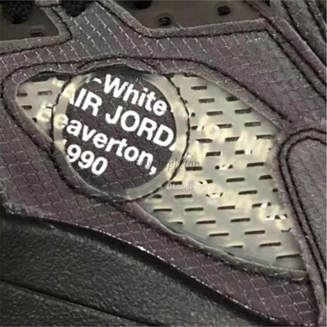 PK GOD Jordan 5 Retro Off-White Black CT8480 retail materials ready to ship