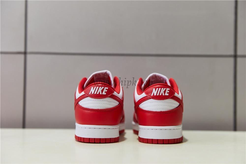 PK GOD Nike Dunk Low University Red Retail Materials Ready to Ship