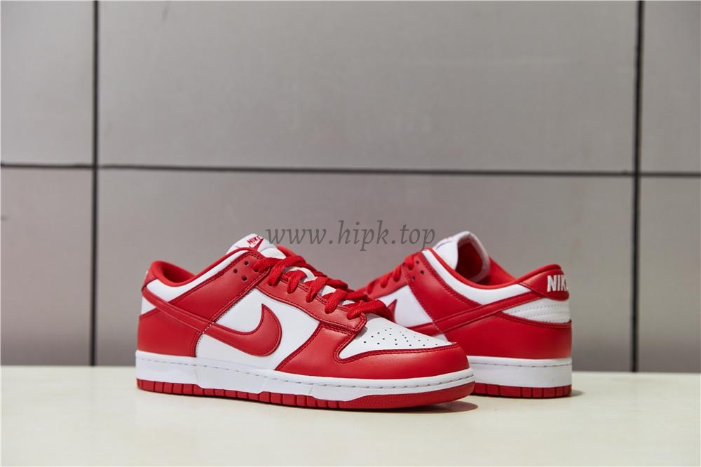 PK GOD Nike Dunk Low University Red Retail Materials Ready to Ship