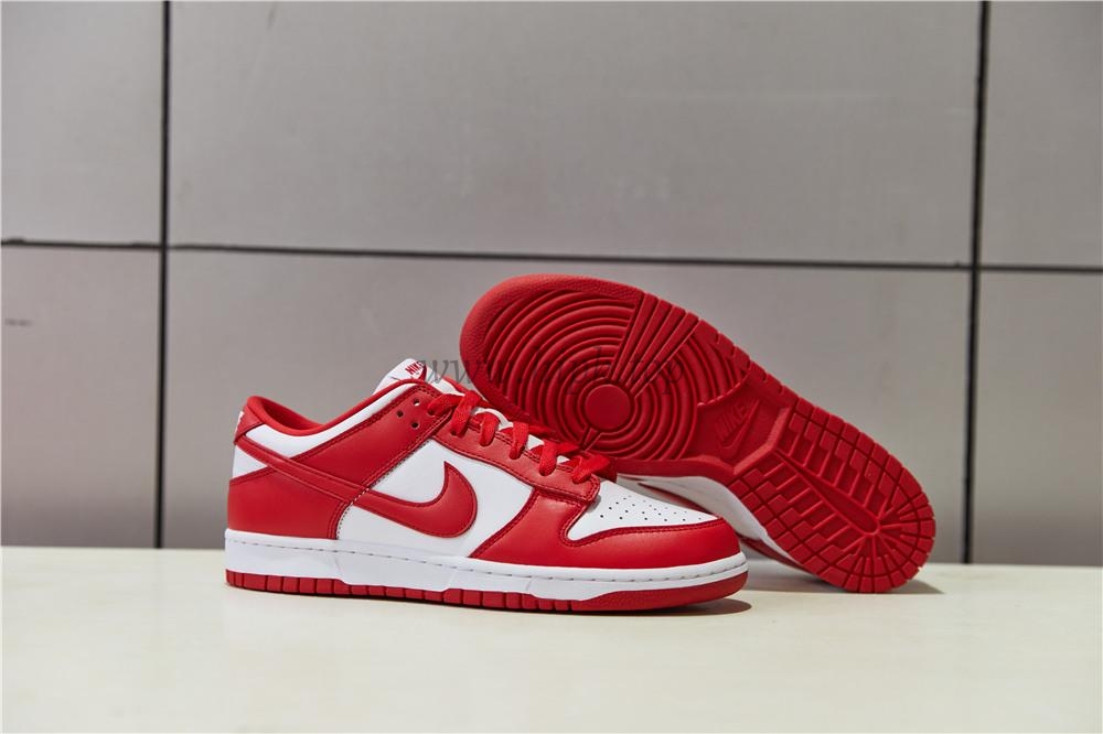 PK GOD Nike Dunk Low University Red Retail Materials Ready to Ship