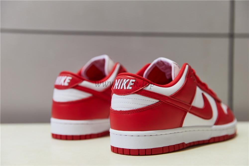 PK GOD Nike Dunk Low University Red Retail Materials Ready to Ship