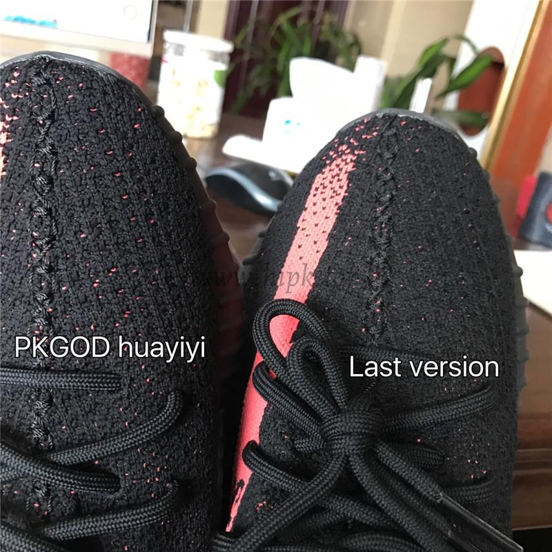 pk god yeezy 350 v2 infrared with real premeknit from huayiyi which offer primeknit to Ad*s directly