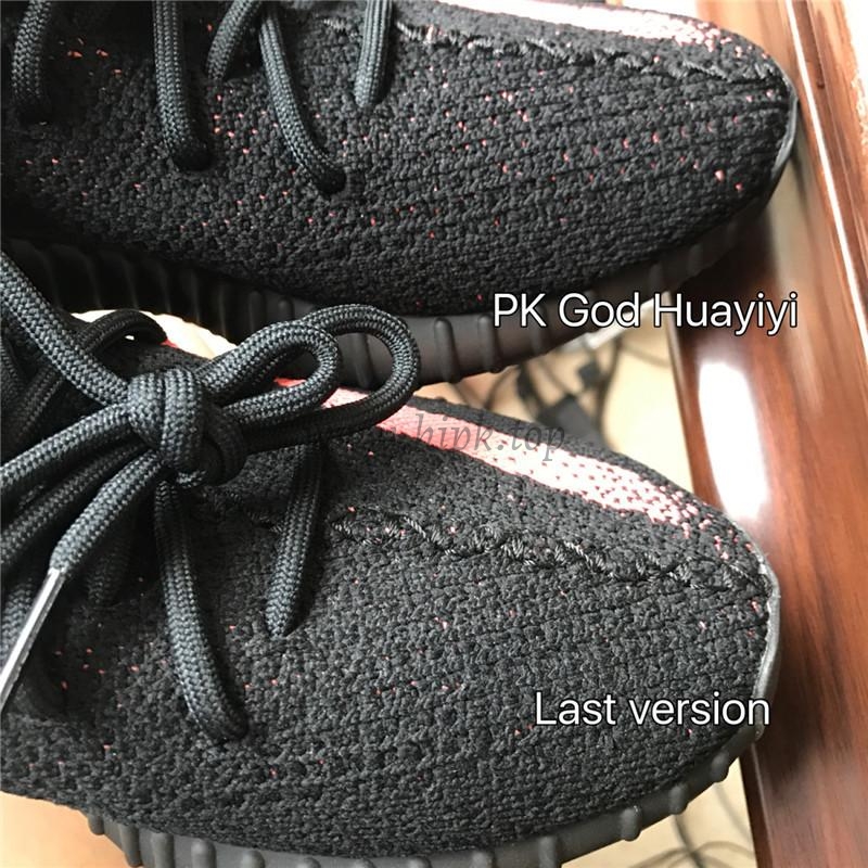 pk god yeezy 350 v2 infrared with real premeknit from huayiyi which offer primeknit to Ad*s directly