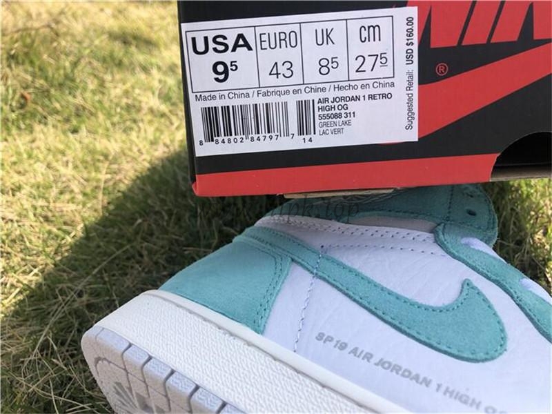 PK God Air Jordan 1 Turbo Green retail materials ready to ship