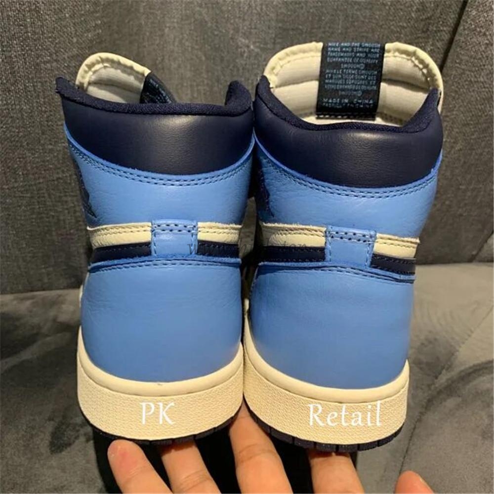 PK God Air Jordan 1 retro high OG Obsidian retail leather ready to ship