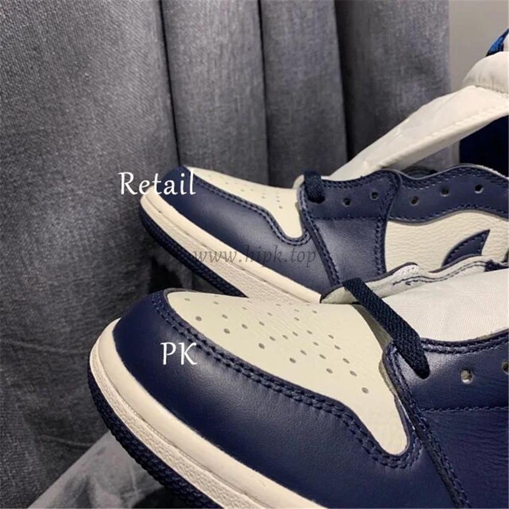 PK God Air Jordan 1 retro high OG Obsidian retail leather ready to ship