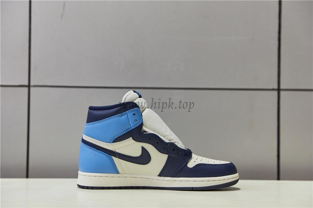 PK God Air Jordan 1 retro high OG Obsidian retail leather ready to ship