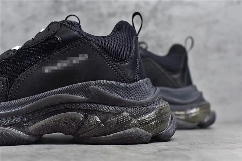 PK God Balencia Paris triple s all black2019 version newest sole official with retail materials ready to ship