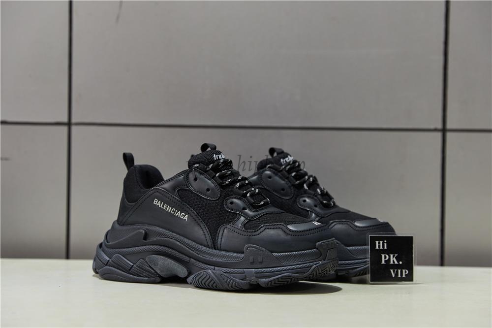 PK God Balencia Paris triple s all black2019 version newest sole official with retail materials ready to ship