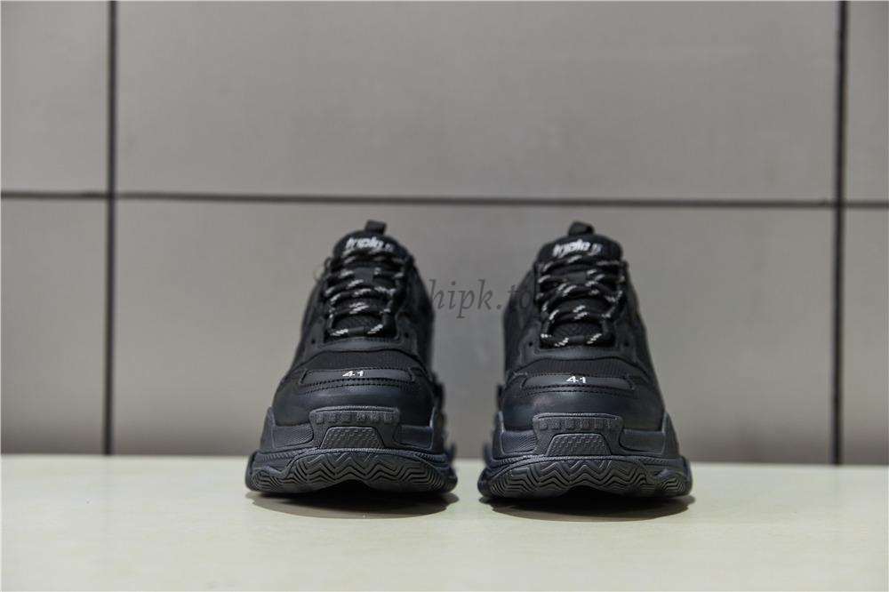 PK God Balencia Paris triple s all black2019 version newest sole official with retail materials ready to ship