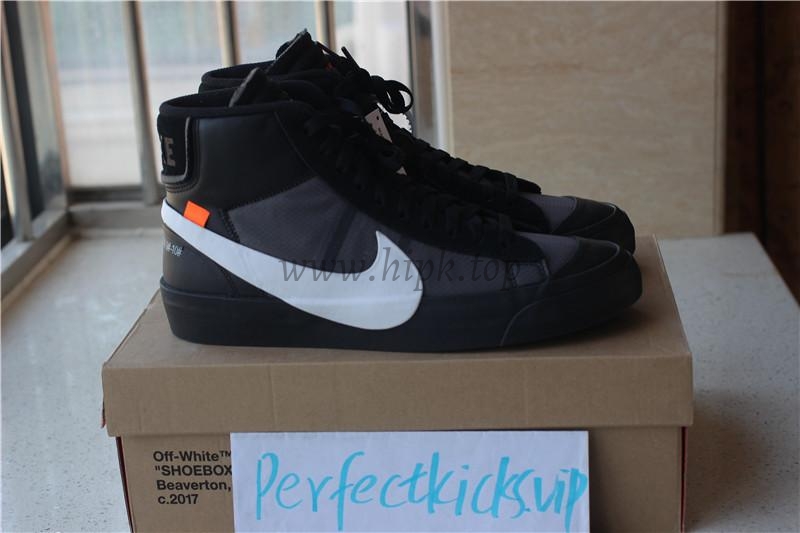 PK God OFF-WHITE x Nike Blazer Mid Black“GRIM REEPERS”retail materials ready