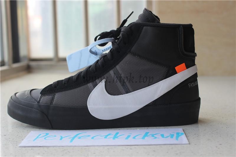 PK God OFF-WHITE x Nike Blazer Mid Black“GRIM REEPERS”retail materials ready