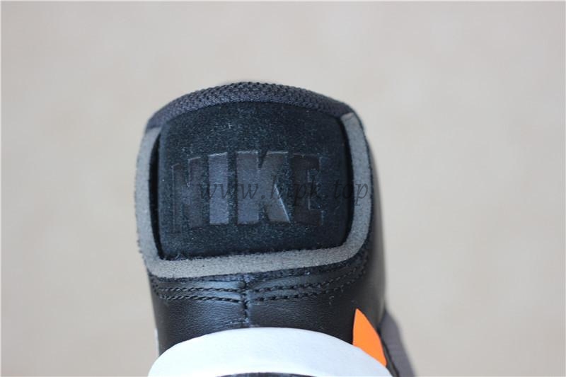 PK God OFF-WHITE x Nike Blazer Mid Black“GRIM REEPERS”retail materials ready