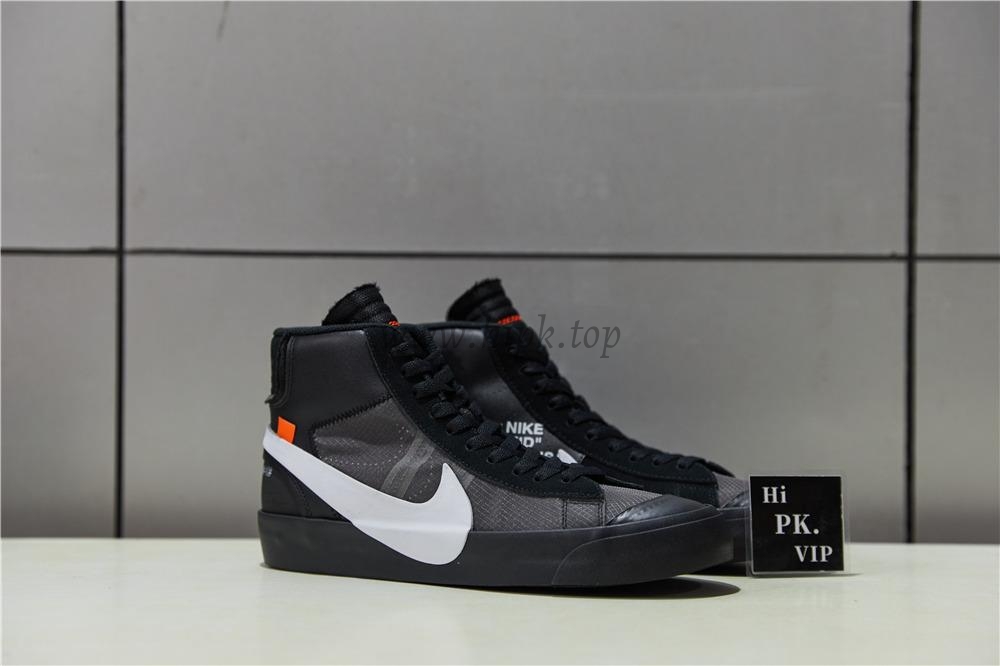 PK God OFF-WHITE x Nike Blazer Mid Black“GRIM REEPERS”retail materials ready